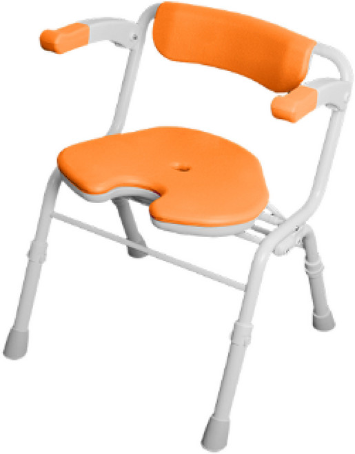 [더건강한의료기]_복지용구_목욕의자_ASC-502_본인부담금구매_[0-15%]_장기요양보험, 주황, 본인부담금 6%, 중형