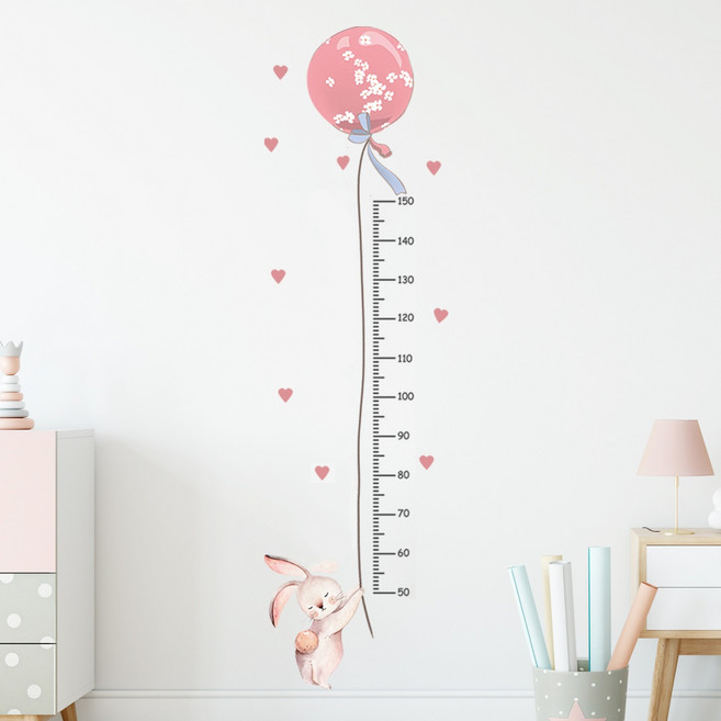 카무무 벽테코 스티커 아이방 포인트 꾸미기, 토끼 3