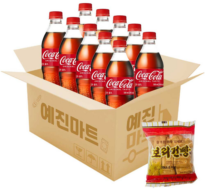 예진마트 코카콜라 업소용 500ml x 10PET, 10개