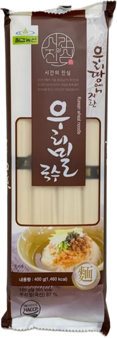 [칠갑농산] 우리땅에서 자란 우리밀국수, 400g, 1개