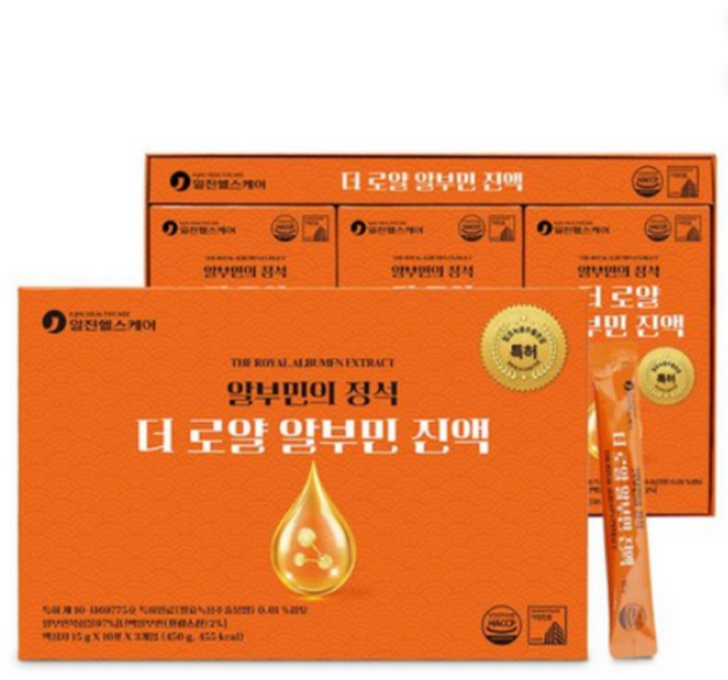 일진헬스케어 더 로얄 알부민 진액 30p + 쇼핑백, 450g, 1개