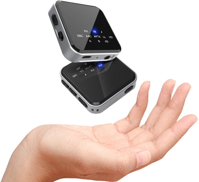 휴대용 AAC SBC 오디오 블루투스 송수신기 / 배터리 탑재 / RX TX 모드 / 퀄컴 APT-X CSR / 듀얼 멀티 페어링 / 카오디오 스피커