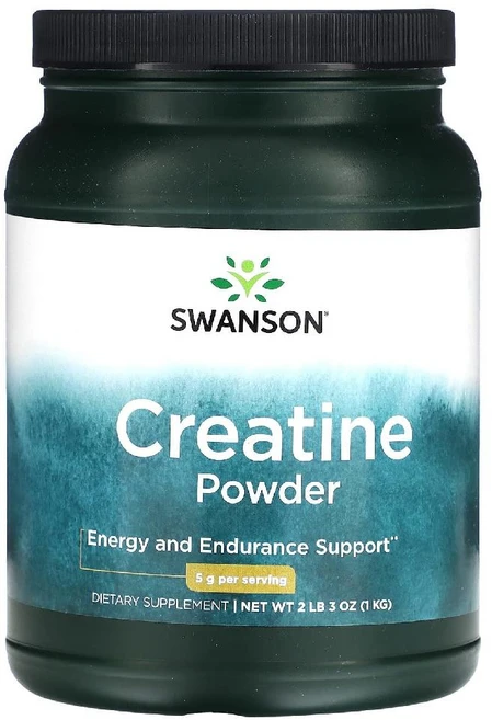 스완슨 Creatine Powder 5 g 2 lb 3 oz (1 kg), 1kg, 1개 - 쿠팡