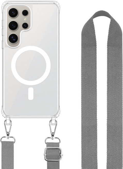 더조은셀러 맥세이프 호환 세이프링 면소재 목걸이 스트랩 갤럭시 케이스 크로스 줄