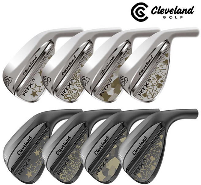 (클리브랜드) RTX 6 ZIPCORE 마이 디자인 에디션 웨지, (투어사틴) 머니 56도(MID)