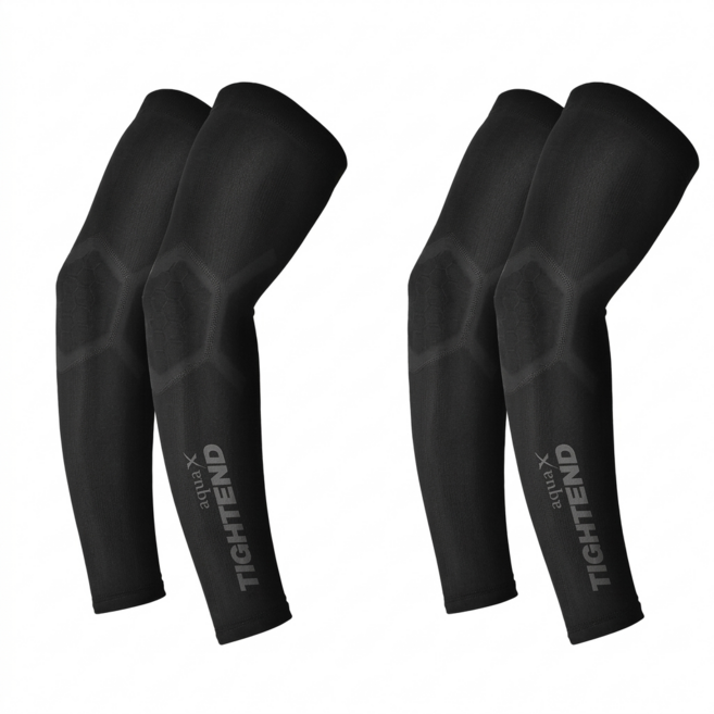 타이트엔드 아쿠아 쿨 엑스핏 다리토시 좌우 세트, 블랙, 2세트