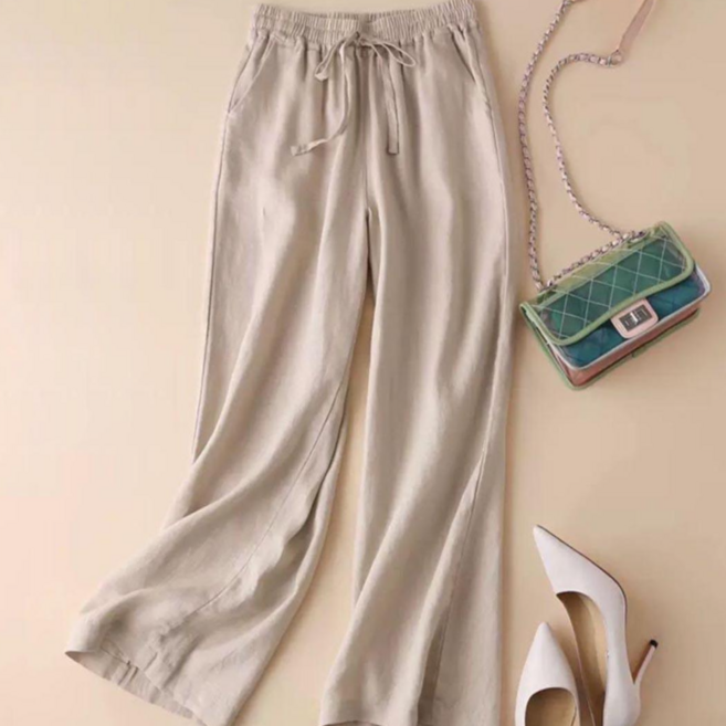 레이디매직 여름 여자 여성 면 마 린넨바지
