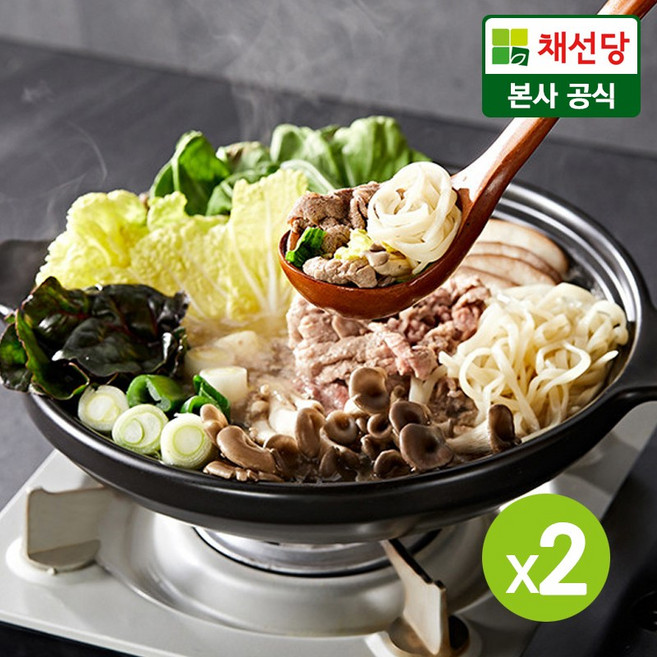 채선당 [채선당] 샤브샤브 밀키트 2인분