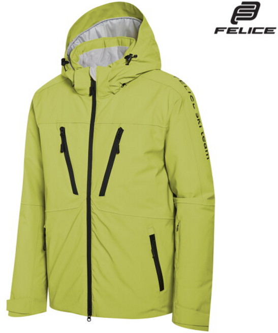 펠리체 제이든 스키복 보드복 자켓 라임블랙