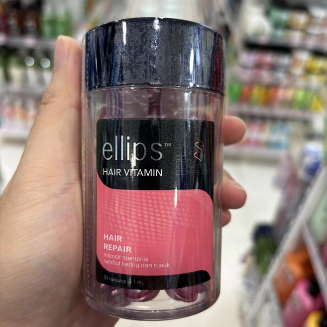 Ellips 발리 엘립스 헤어 리페어 데미지 비타민 UV 에센스 오일 50캡슐입, 1개 - 쿠팡