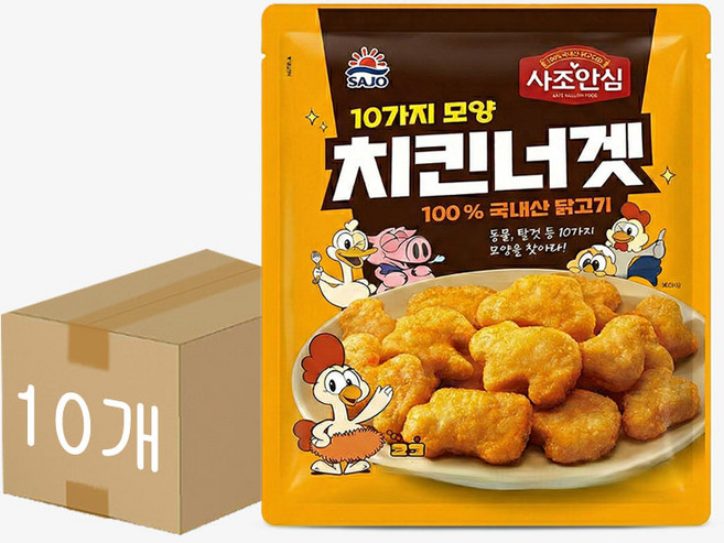 대림 사조안심 치킨너겟 420g, 10개