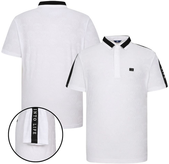 커터앤벅 남성 럭스 엠블럼 반팔 카라티 CBMTS52907