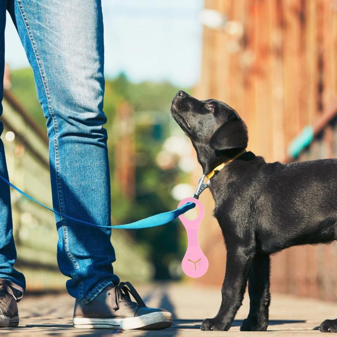 휴대용 강아지 배변 봉투 홀더 클립 핸즈프리 디스펜서 리드줄 유모차 야외용 처리기, 1개, 1개입