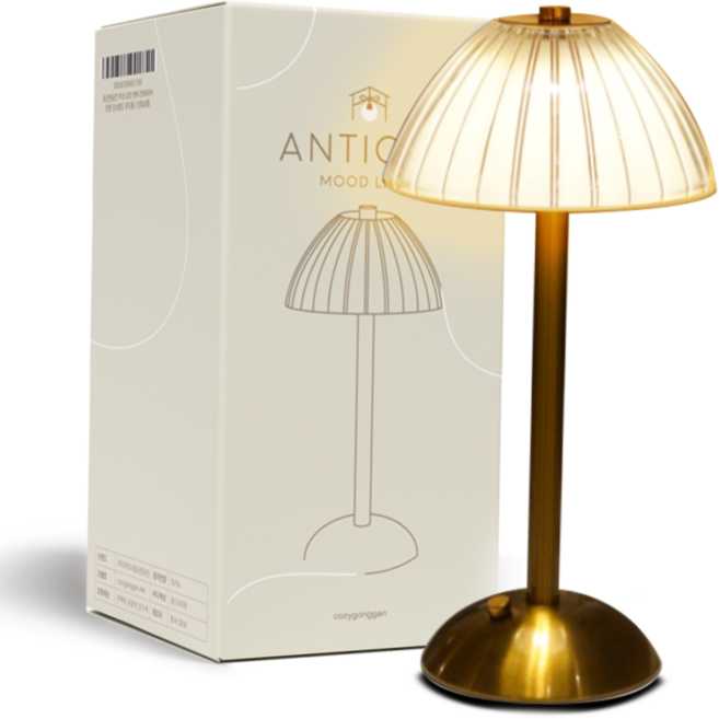 라이프아도너 포근한공간 무선 LED 엔틱 인테리어 조명 단스탠드 무드등