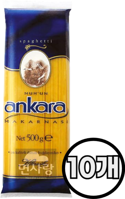 면사랑 앙카라 파스타, 500g, 10개