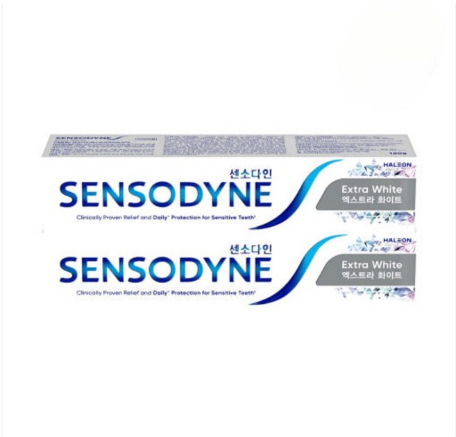 센소다인 화이트 치약 시린이, 100g, 2개