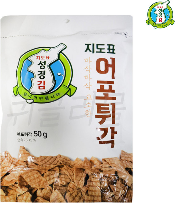 ## 7979 지도표 성경 어포튀각 50g, 1개