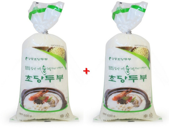 [강릉초당두부] 초당순두부 600g 순두부양념140g, 2개