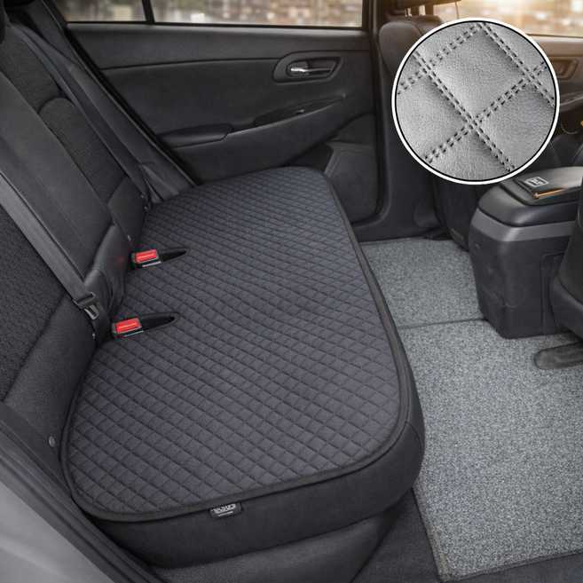 [국산] 택시 전용 영업용 퀼팅 누빔 1단방석 (쏘나타/그랜저/K5 공용) 뒷좌석 방수 시트커버, 1개, 방수누빔 1단