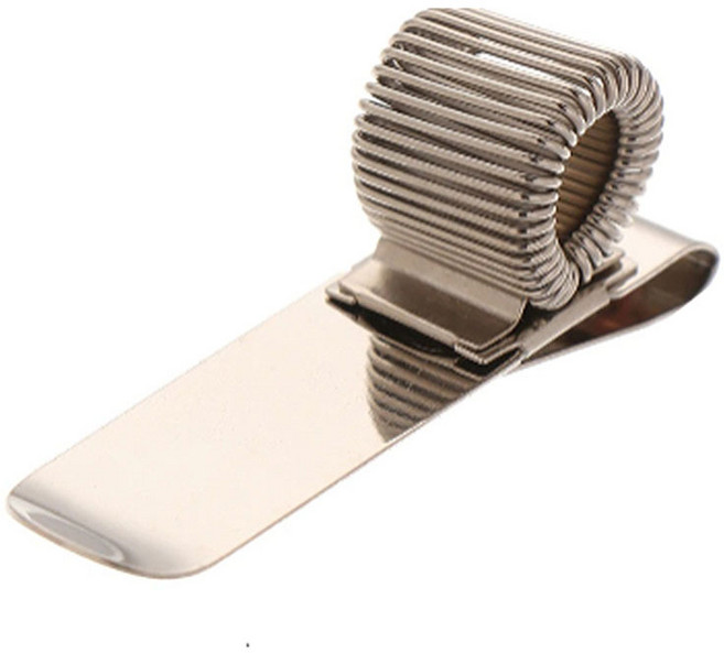 공책노트 표지 필기구 펜보관 거치 홀더 클립 1홀수평, 1개