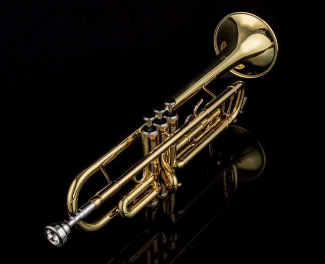 고급 Bb 트럼펫 - 옐로우 라커 고급 케이스 포함 야마하 2335S/4335GS/4335G/8335gs, 4335GS금색, 1개