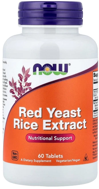 나우푸드 레드 이스트 라이스 홍국 붉은쌀 1200mg 60 120 정 Red Yeast, 60정, 1개 - 쿠팡