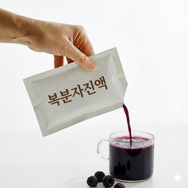 복분자즙 진액즙 >자연초농산, 50팩, 105ml