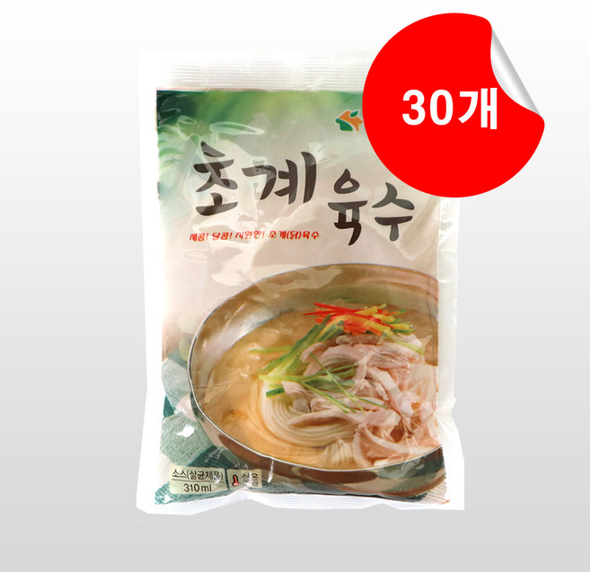 별가식품/초계육수 310ml -1박스(30개), 310mg, 30개