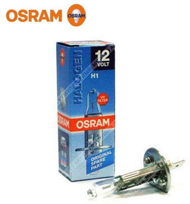 和霆車部品—OSRAM 德國歐司朗 H1 12V 55W 原廠交換型鹵素燈泡, 1個