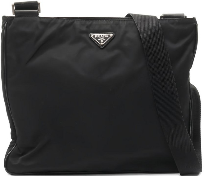 프라다 중고 2000's 로고 장식 숄더 백