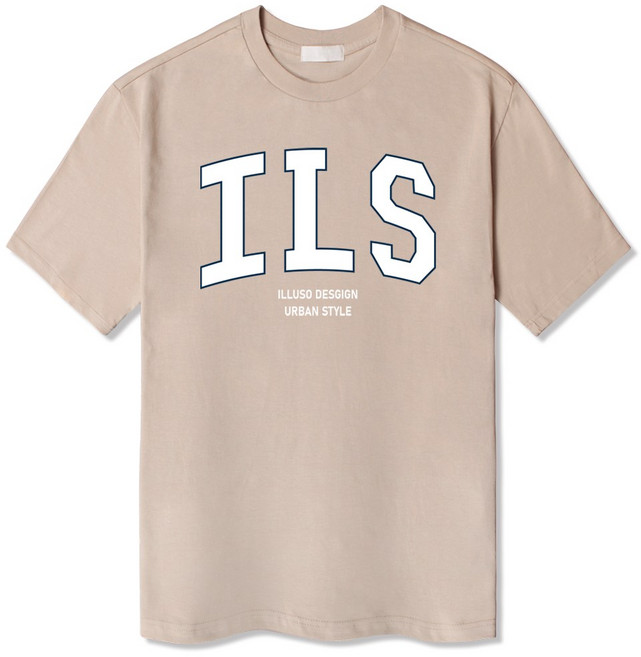 일루소 남성용 ILS 스탠다드 반팔 면 티셔츠