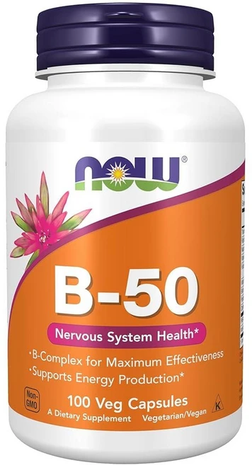 나우푸드 비타민 B-50 캡슐 NOW Foods, 250정 - 쿠팡