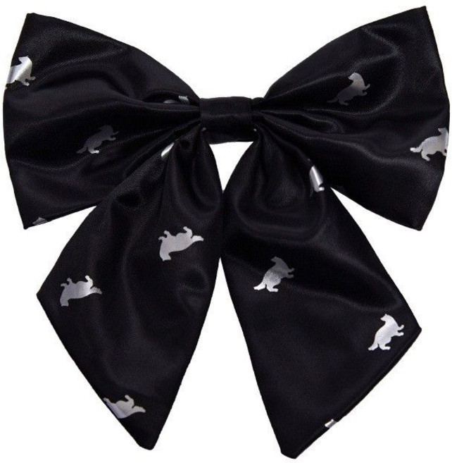 哈利波特 學院系列 飾品 領結 徽章 高筒襪 勛章 長筒襪, 1個, 光面領結 赫奇帕奇