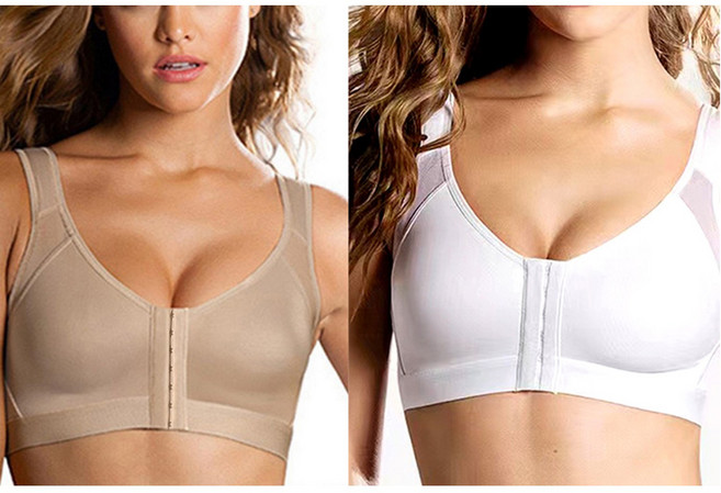 1+1 전면후크 노와이어 굽은등보정 자세교정 가벼운실키브라 WS