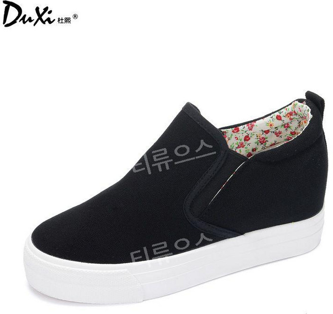 티류으스 여성 7cm 키높이 통굽 슬립온 단화 발편한 운동화 중년 신발