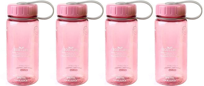 락앤락 비스프리 에코슬림물병, LPIK, 400ml, 4개