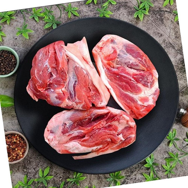 VGD 국내산 돼지사태살 쫄대기살 뒷사태 통크기 500g 수육전용, 1개