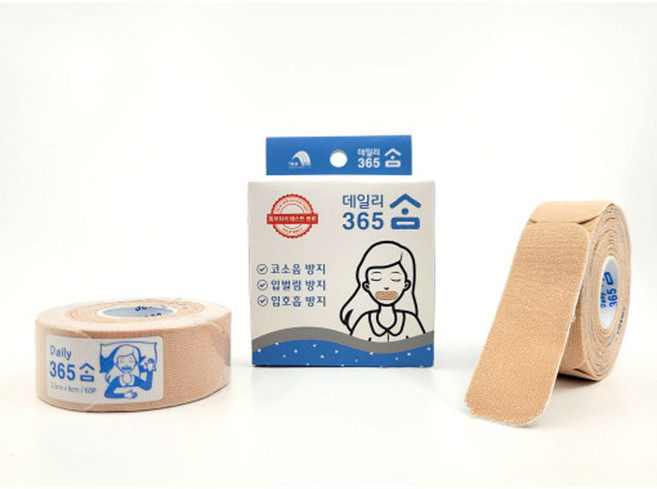 데일리365숨 입벌림방지 수면 테이프, 240매