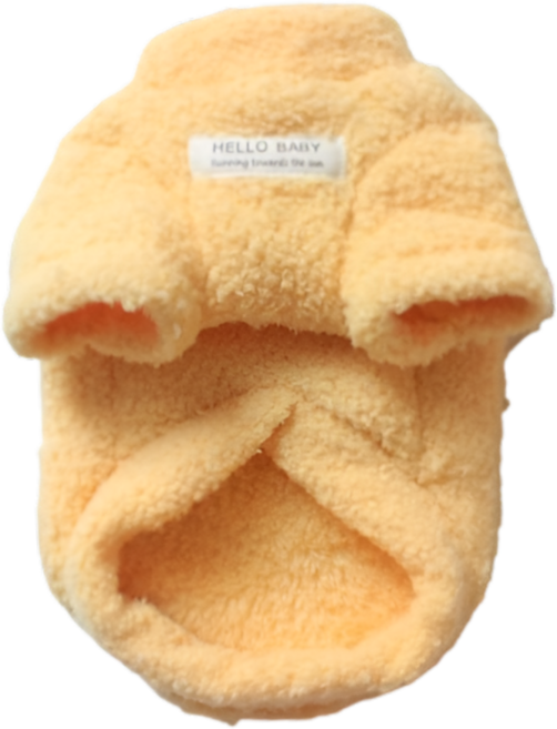 [푸들나무] 헬로베이비 티셔츠, 1개, 옐로우