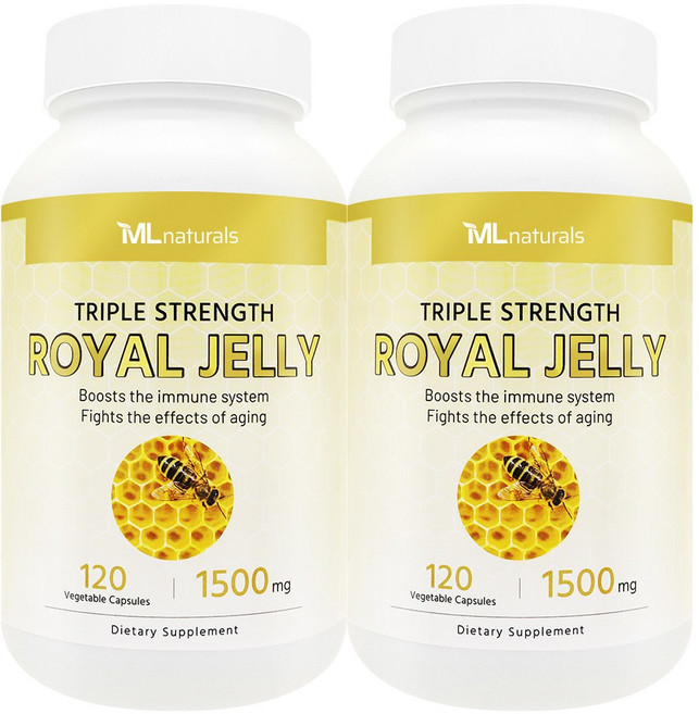 [미국빠른직구] 마이라이프 내추럴스 로열제리 1500mg, 120정, 2개