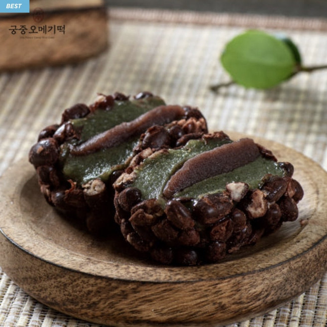 [궁중오메기 공식]제주도 오메기떡 배송 택배 궁중 팥 오메기떡 25개입 기본포장, 70g, 25개