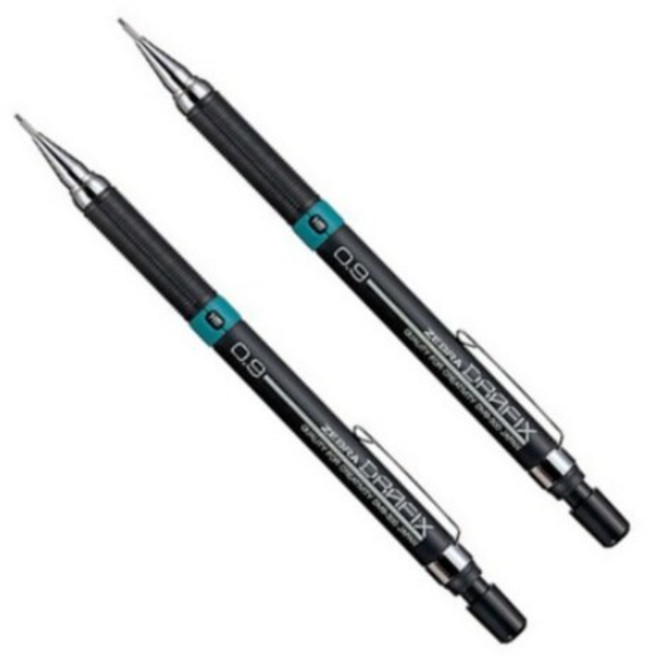 제브라 드라픽스 샤프, 0.9, 2개