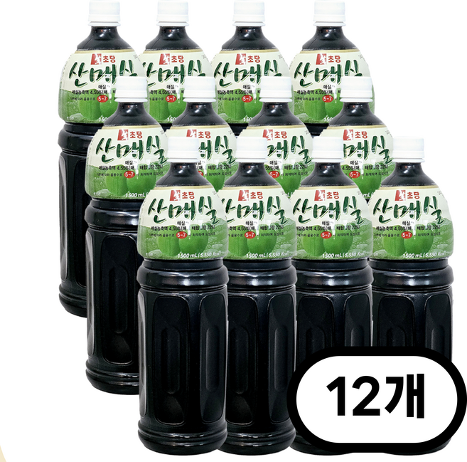 삼일 생초당산매실1.5L, 1.5L, 12개