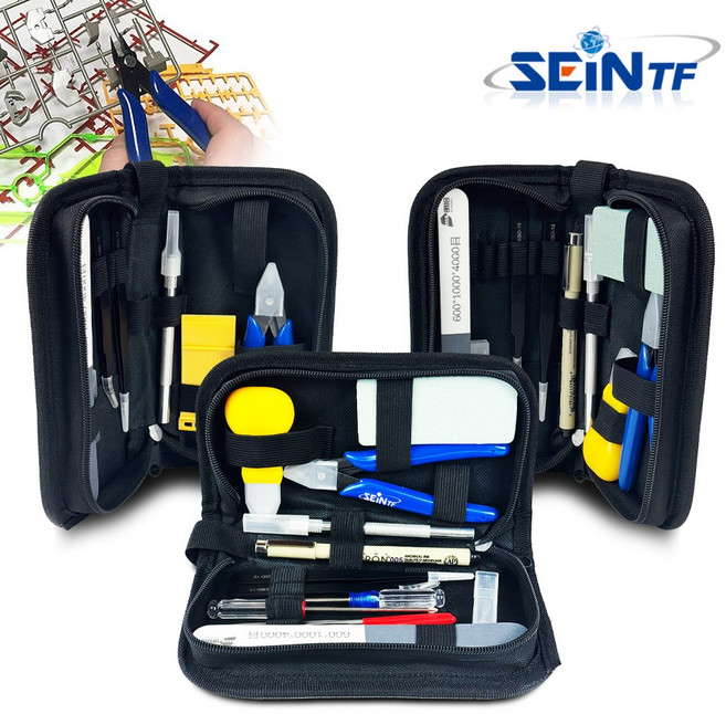 세인티에프 프라모델 공구 세트 7p 건담 건프라 니퍼 파츠오프너 프라모델 페이퍼 아트 공예, 1세트