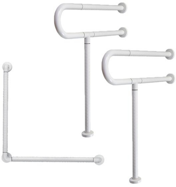 裕華 P型 L型 扶手 防滑耐磨 浴室安全輔助 T-110B T-050B 60x60公分, 1個