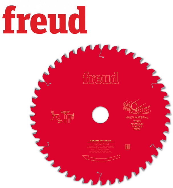 프레우드 원형톱날 FR23M001M TCG AA형 10인치 멀티용 250x30x48Tx2.0
