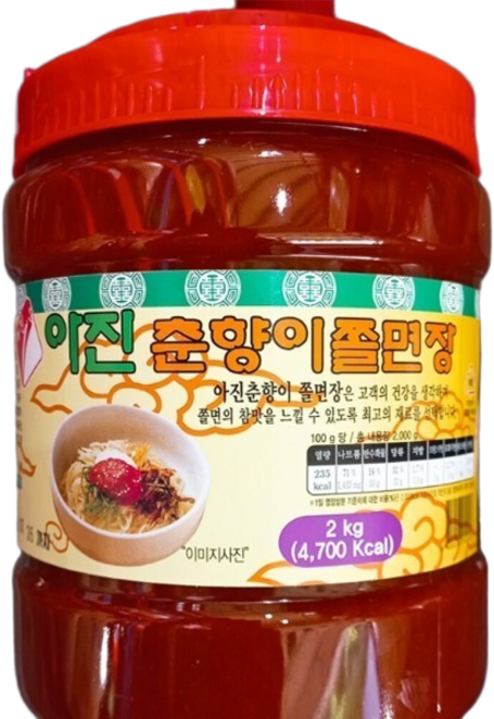 만두 업소용 쫄면장 2kg 시판용 김밥집 면사리용 양념 다데기, 1개