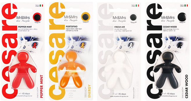 미스터앤미세스 체사레블리스터 차량용방향제 9종/향선택, 1개, 체사레블리스터 노블오우드