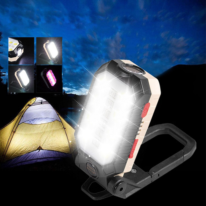 SMD LED 충전식 멀티 캠핑 야외 랜턴 조명등 야외등 삼각대 포함, 1개, 본상품선택