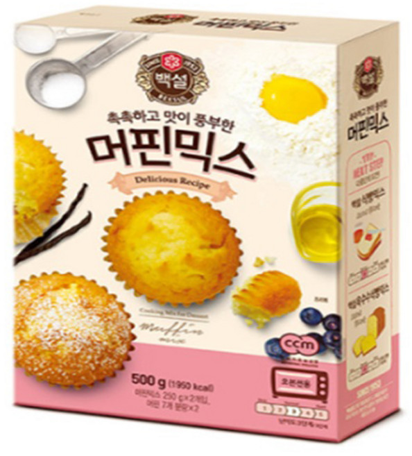 CJ 오븐용 머핀믹스 500g(묶음) 10개, 500g